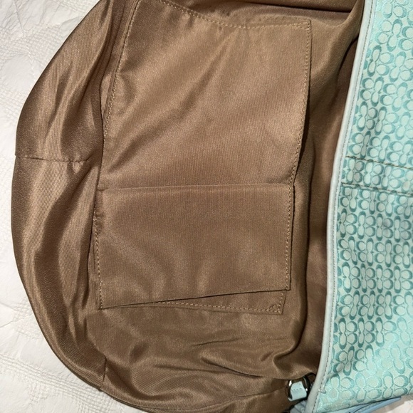 Coach Light Blue Hobo - Picture 3 of 16